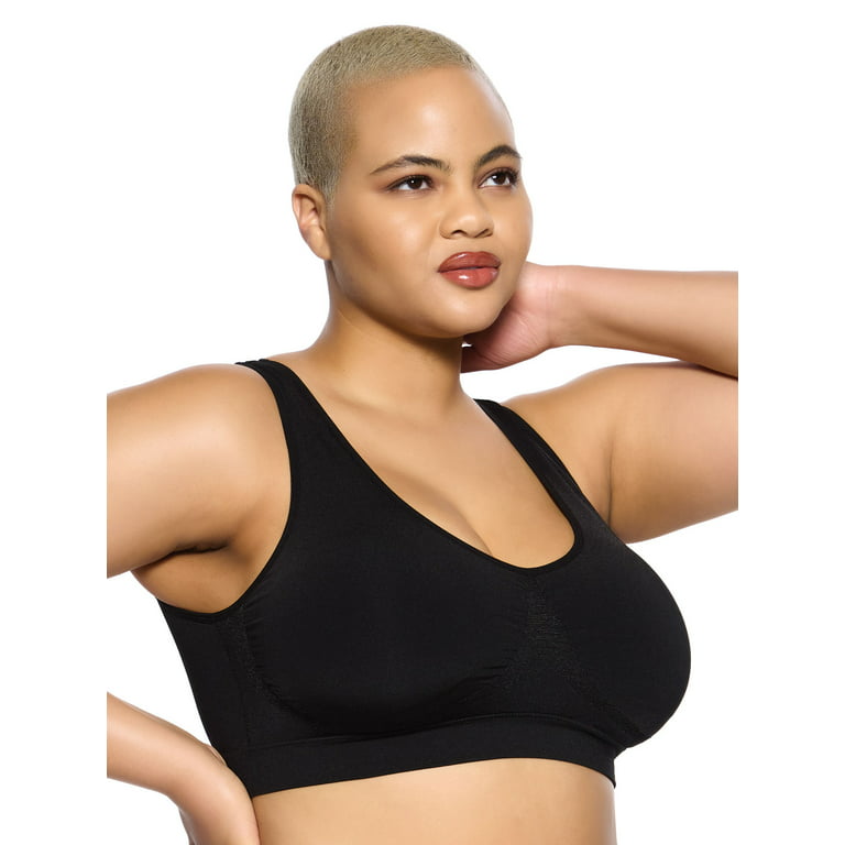 Paramour By Felina Women's Body X Underwire Sports Bra (black, 42ddd) :  Target