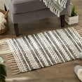 thumbnail image 6 of CHENILLE DOODLE LINES RUG - BLACK - 2 X 3 FT, 6 of 6