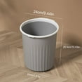 thumbnail image 4 of Reduced!VOYOAO Trash Can with Pressing Ring Plastic Wastebasket Round Garbage Container for Bathroom Kitchen Bedroom Hot Sale, 4 of 4