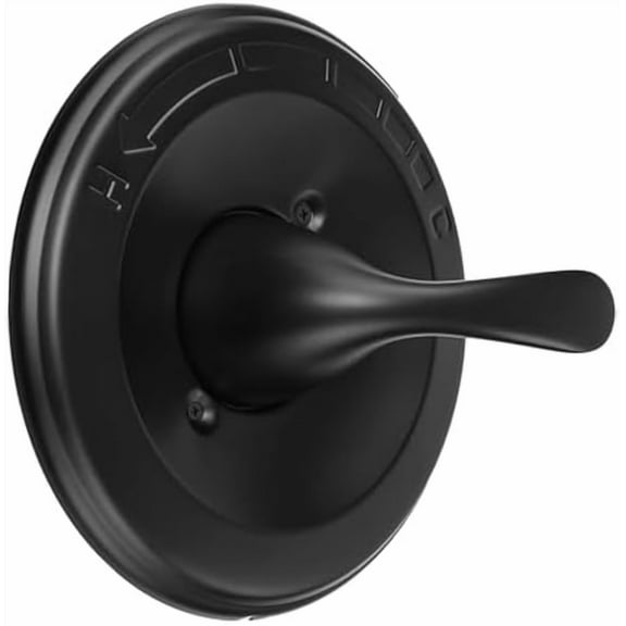 Matte Black Shower Handle T13020-BL- Replacement for Delta Classic 13/14 Series Single-Function Trim Kit, Compatible with Delta R10000 Series Shower Valves(Cartridge not Included)