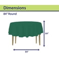 thumbnail image 2 of Mantel de plástico para fiestas, dimensiones para mesas redondas, 84 pulgadas, 2 of 7