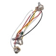 thumbnail image 4 of Conector de arnés de cableado precableado profesional Cable de alambre Arnés de cableado de guitarra Interruptor de palanca de 3 posiciones Baoblaze botón de bajo eléctrico, 4 of 7