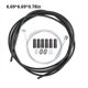 thumbnail image 3 of Soidarity Juego de cables de freno de cambio de bicicleta, accesorios de ciclismo profesional, línea de Control, carcasa de Cable, reemplazo de Cable, Ciclismo Cables de freno negros Soidarity OD028207-11, 3 of 6
