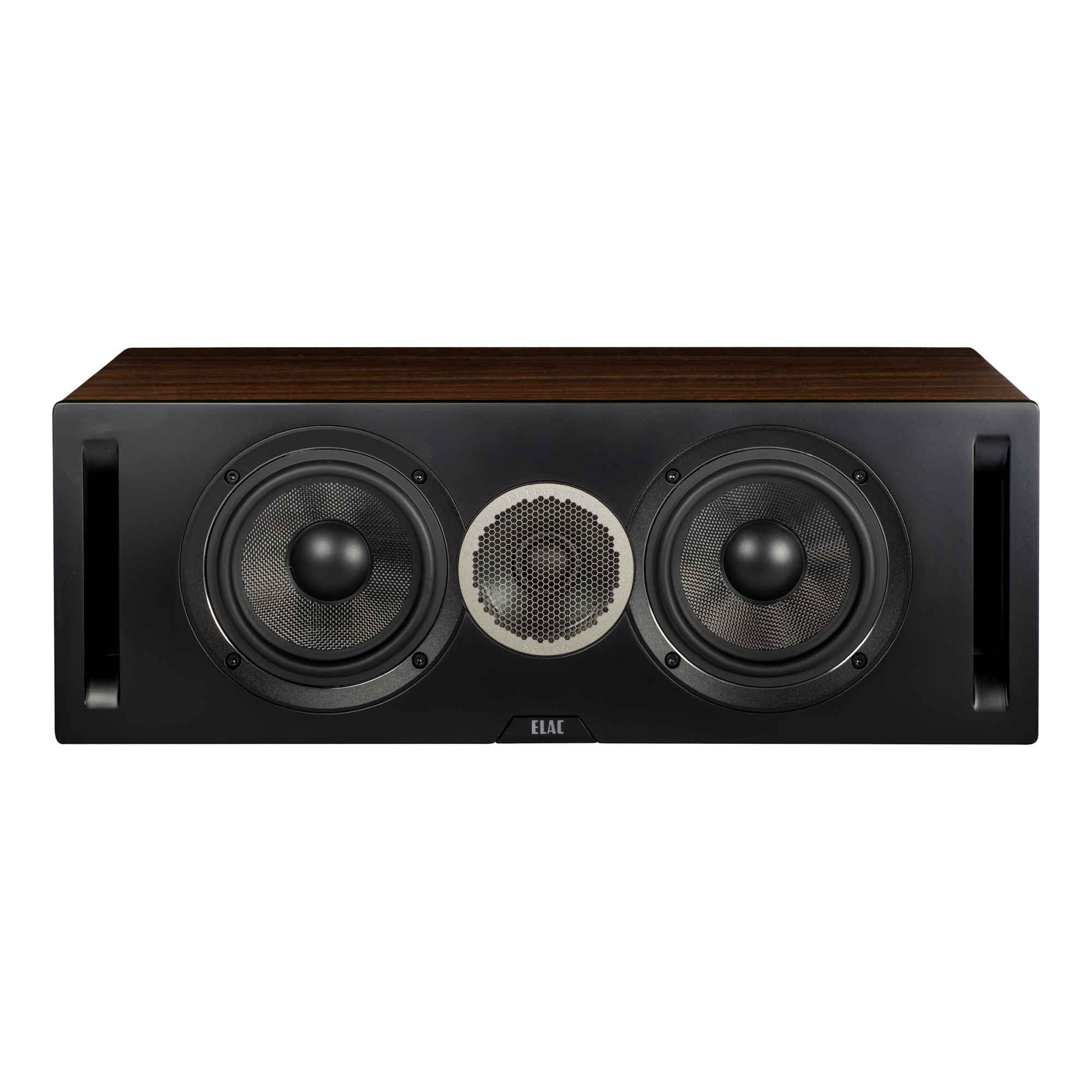 Elac DBR62-BK - Debut Reference 6.5" Bookshelf Speakers - Black, Pair and Elac DCR52-BK - Debut Reference 5.25" Center Speaker - Black