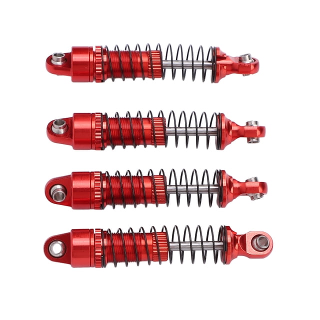 4 Pcs Amortisseurs RC, Pièces de Mise à Niveau 50mm Haute Résistance en Alliage d'Aluminium T6061