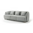 thumbnail image 2 of Modern 68" Light Gray Quilted Sofa, 2 of 5