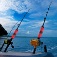 thumbnail image 3 of 8 Pack Fishing Lure Covers 6" Lure Shield Rod Armour, Lure Wraps with Velcro Durable Fishing Hook Covers,Lure Wrap Bait Storage Protector Easily See Bait Glove to Keep Fishermen Fishing Safe, 3 of 6