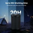 thumbnail image 6 of ETEPEHI Portable Bluetooth Speaker, Bluetooth 5.4 Wireless Speaker with Loud Stereo Sound, 20H Playtime, IPX5 Waterproof, Home/Party/Outdoor/Beach (Black), 6 of 8
