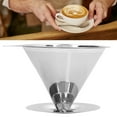 thumbnail image 4 of Gotero de café ANGGREK de Acero Inoxidable Reutilizable, 4 of 8