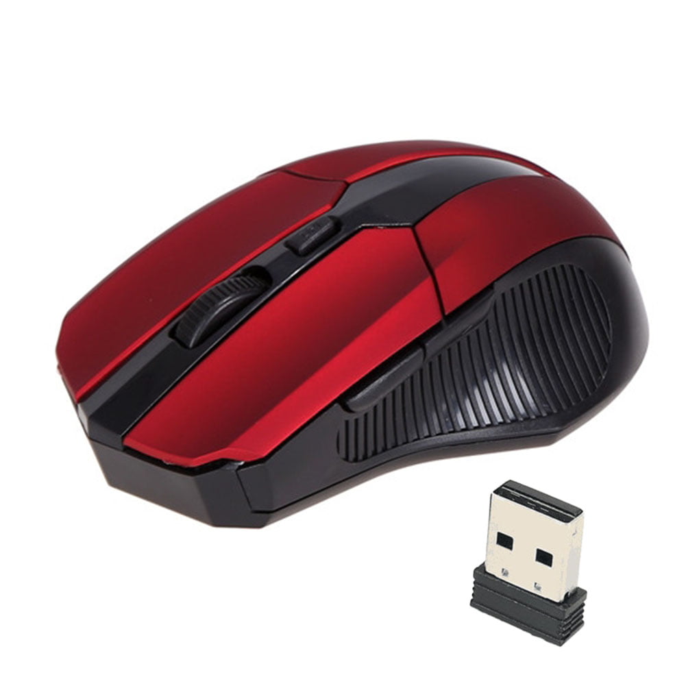 2.4Ghz 1600Dpi Wireless Optical Mouse 6 Key For Games Office Leisure Use 
