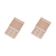 thumbnail image 2 of Wweixi Extension Strap Bra Extender Breathable 3 Rows 3 Hook Women Accessories Adjustable Lengthened Band Lingerie Intimates deep flesh 2Set, 2 of 6