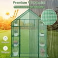 thumbnail image 2 of Costway Portable Mini Walk In Outdoor 4 Tier 8 Shelves Greenhouse, 2 of 10