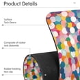 thumbnail image 4 of Yayeee Faucet Mat for Kitchen Sink 30" Diatomite Long Splash Guard Pad, Dark Colorful Circles, 4 of 7