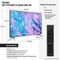 thumbnail image 5 of Samsung UN58CU7000FXZA 58 Inch 4K HDR LED Crystal UHD Smart TV with 2 Year Amber Protection Plan (2023), 5 of 9