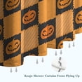 thumbnail image 6 of Checkered Pumpkin Halloween Pattern Shower Curtain 72"x72" ,Bathroom Decorative Shower Curtains Set with 12 Hooks,Modern Waterproof Washable Shower Curtain, 6 of 6