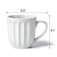 thumbnail image 2 of Mainstays Fluted Ceramic Coffee Mug, 15oz, 2 of 5