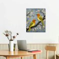 thumbnail image 2 of JRXY  Bird Canvas Wall Art Sets Yellow and Grey Painting Pictures for Kitchen Living Room Bathroom Decor Giclee Prints Artwork Gallery Wrap Ready to Hang 12x16 in, 2 of 4