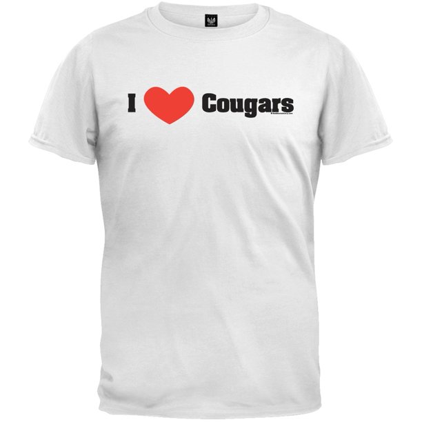 Old Glory - I Heart Cougars T-Shirt - X-Large - Walmart.com - Walmart.com