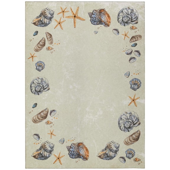 Dalyn Seabreeze Area Rug SZ9-Ivory SZ9IV3X5 Ivory, 3' x 5'