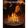 thumbnail image 4 of VEVOR 20 LBS Fire Glass 1/2-Inch Fireplace Glass Rocks for Fire Pit Table Copper, 4 of 9