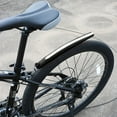 thumbnail image 3 of 2pcs Reflective Mountain Bike Fenders Front Rear Bicycle Mud Guards (Black), 3 of 8