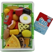 Kid Connection Play Food Basket, 100 Pieces, Toddler Toys