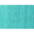 thumbnail image 1 of Ahgly Company Machine Washable Indoor Rectangle Oriental Turquoise Blue Industrial Area Rugs, 5' x 7', 1 of 4