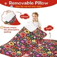 thumbnail image 3 of Pioneer Flower Floral Print Pattern Toddler Nap Mats for Kids Preschool,Sleeping Mat Bag or Kids,Toddler Sleeping Bag,Toddler Nap Mat or Daycare, 3 of 6