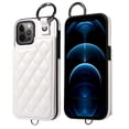 thumbnail image 1 of iPhone 12 PRO Case ,Card Slots Leather Wrist Strap Phone Cover for iPhone 12 PRO, 1 of 5