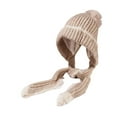 thumbnail image 2 of QASIEATN Women's Cozy Beanie Hats Women Outdoor Solid Color Knitted Cotton Hat Running Sports Warm Knitted Hat Fall Fashion Accessories, 2 of 3