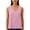 Pink, variant on Women's Breathable V-Neck Tank Top Casual Solid Color Sleeveless Shirt Versatile Summer Shell Top Lightweight Basic Layering Blouse for Ladies