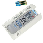 HQRP Remote Control for Philips DVP-3340V DVP-3345V DVP-3345VB DVP-3355V DVP-3150V DVP-3500 DVD Player Blu-ray Disc