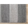 thumbnail image 4 of Rug Branch Tribal/Southwestern Geometric, Stripes, Tribal/Southwestern Grey Indoor Area Rug - 8' x 11', 4 of 8