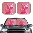 thumbnail image 2 of Fotbe Pink Balloon Puppy Art Juego de 2 Piezas de Parasoles para Parabrisas | Bloqueador Solar para Auto | Accesorios Plegables para Protección Solar Interior-Medium, 2 of 6