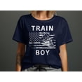 thumbnail image 4 of Train Boy Locomotive Tshirt Present Gift Boys Train Tshirt Kids Funny Shirt Locomotive Boy Tshirt Train Graphic Tee Boy Train Engine Shirt, 4 of 10