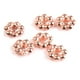 thumbnail image 2 of 2x 100 Piezas Facetadas Navidad de Nieve Electrochapado Aleación Metal Colgantes Sueltas para Pulseras Collar Joyería, 2 of 8