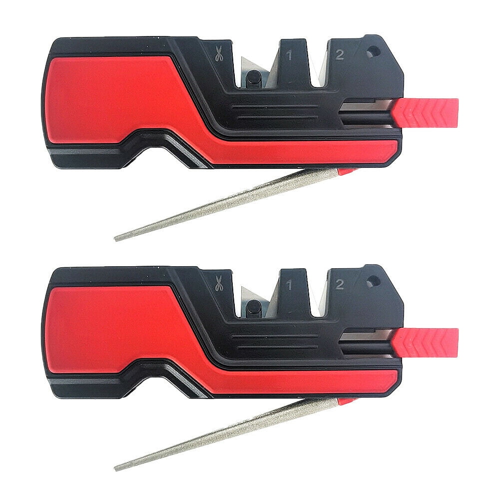 US 6-in-1 Pocket Knife Sharpener EDC Tapered Tool Repair Restore And ...