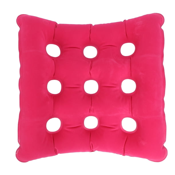 Cojín de asiento inflable de aire, cojín inflable con flocado grueso, cómodo cojín para silla, cojines para silla de ruedas, diseño de última generación