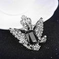 thumbnail image 3 of Classical Lapel Pin Badges Eagle Crystal Breastpin Collar Pin, Rhines Brooch +Black, 3 of 8