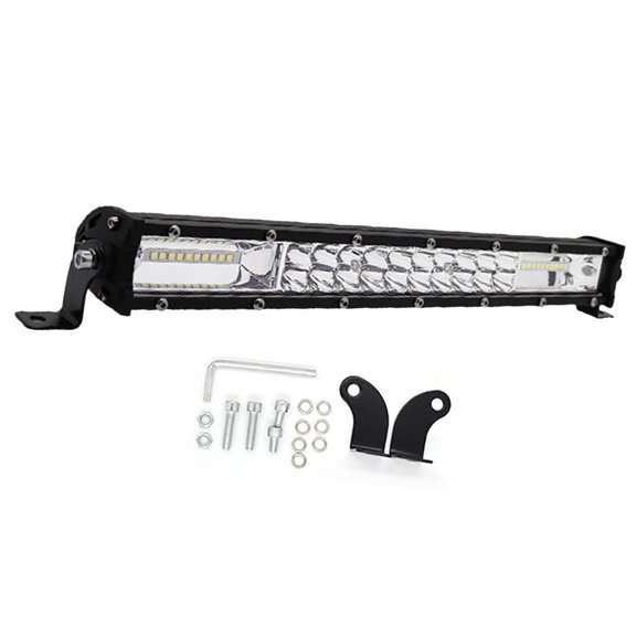 EHJRE Generic Light LED Bar Driving Lamp Easy Installation Mount Hardware Lighting Kit 34cm 40LED 120W
