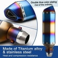 thumbnail image 7 of Universal Motorcycle ATV Slip-on Exhaust Muffler Pipe DB Killer Silencer 38-51mm, 7 of 7