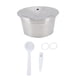 thumbnail image 5 of Kit de Cápsulas de café reutilizables de acero inoxidable Sincero con filtro cepillo cuchara y placa prensadora Compatible con EDG DG325, 5 of 10