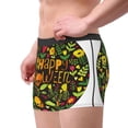 thumbnail image 2 of Kdxio Men's Boxer Briefs with Happy Halloween Floral Print - Comfortable and Breathable Underwear for Everyday Wear, 2 of 5