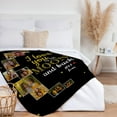 thumbnail image 3 of Custom for Boyfriend Girlfriend, Personalized Couple Blanket, Customized Blanket with Photo, Birthday Valentines Gifts for Wife Girlfriends from Husband Boyfriends, 3 of 6