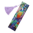 thumbnail image 1 of Yuarrent Marcapáginas con pintura de diamantes 5D DIY, decoración de borlas de cuero, marca de libro para el Día de San Valentín, graduación, Artesanía loro Yuarrent HA003279-06, 1 of 6