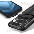 thumbnail image 4 of MISSUNNY Phone Case for Google Pixel 9/9 Pro 5G with Tempered Glass Screen Protector Cover and Slim Credit Card Holder Stand Slot Kickstand Film Rugged Cell Accessories Pixel9 9Pro Nine Women Men Blac, 4 of 4
