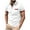 White, variant on HOMADLES T Shirts for Men Solid Pique polo Thin polo Shirt Black S