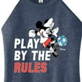 thumbnail image 3 of Disney - Play By The Rules Soccer  - Juniors High Neck Tank Top, 3 of 5
