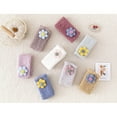 thumbnail image 5 of Seyurigaoka Winter Little Girl Warm Socks, Cute Flower Bright Color Elastic Simple Socks, 5 of 5
