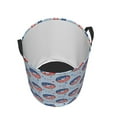 thumbnail image 3 of Bingfone Donut With The Usa Fag Waterproof Foldable Laundry Hamper Bucket With Handles For Storage Bin,Clothes Hamper (Medium ), 3 of 8
